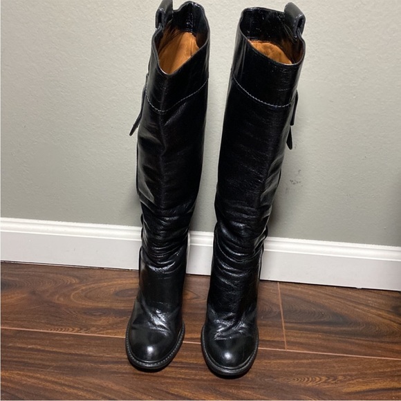 Beautiful Black Chloe Boots size 38 1/2 which is a size 8 1/2 . EUC / no box - Picture 3 of 11